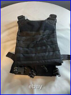 Voodoo Tactical Armor Carrier Vest Max Protection Black 20-9017
