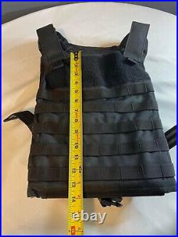 Voodoo Tactical Armor Carrier Vest Max Protection Black 20-9017