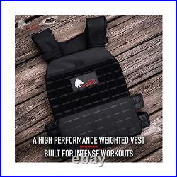 WOLF TACTICAL Adjustable Weighted Vest WODs, Strength and Endurance Trai