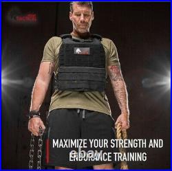 WOLF TACTICAL Adjustable Weighted Vest WODs, Strength and Endurance Trainin