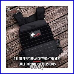 WOLF TACTICAL Adjustable Weighted Vest WODs, Strength and Endurance Training