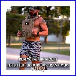 WOLF TACTICAL Adjustable Weighted Vest WODs, Strength and Endurance Training
