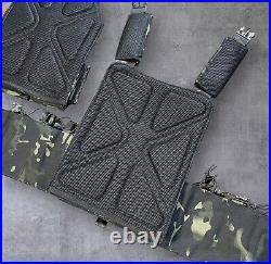 Yakeda camoflauge Black Tactical Molle Vest Quick Release Military