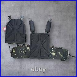 Yakeda camoflauge Black Tactical Molle Vest Quick Release Military