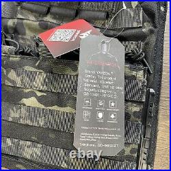 Yakeda camoflauge Black Tactical Molle Vest Quick Release Military